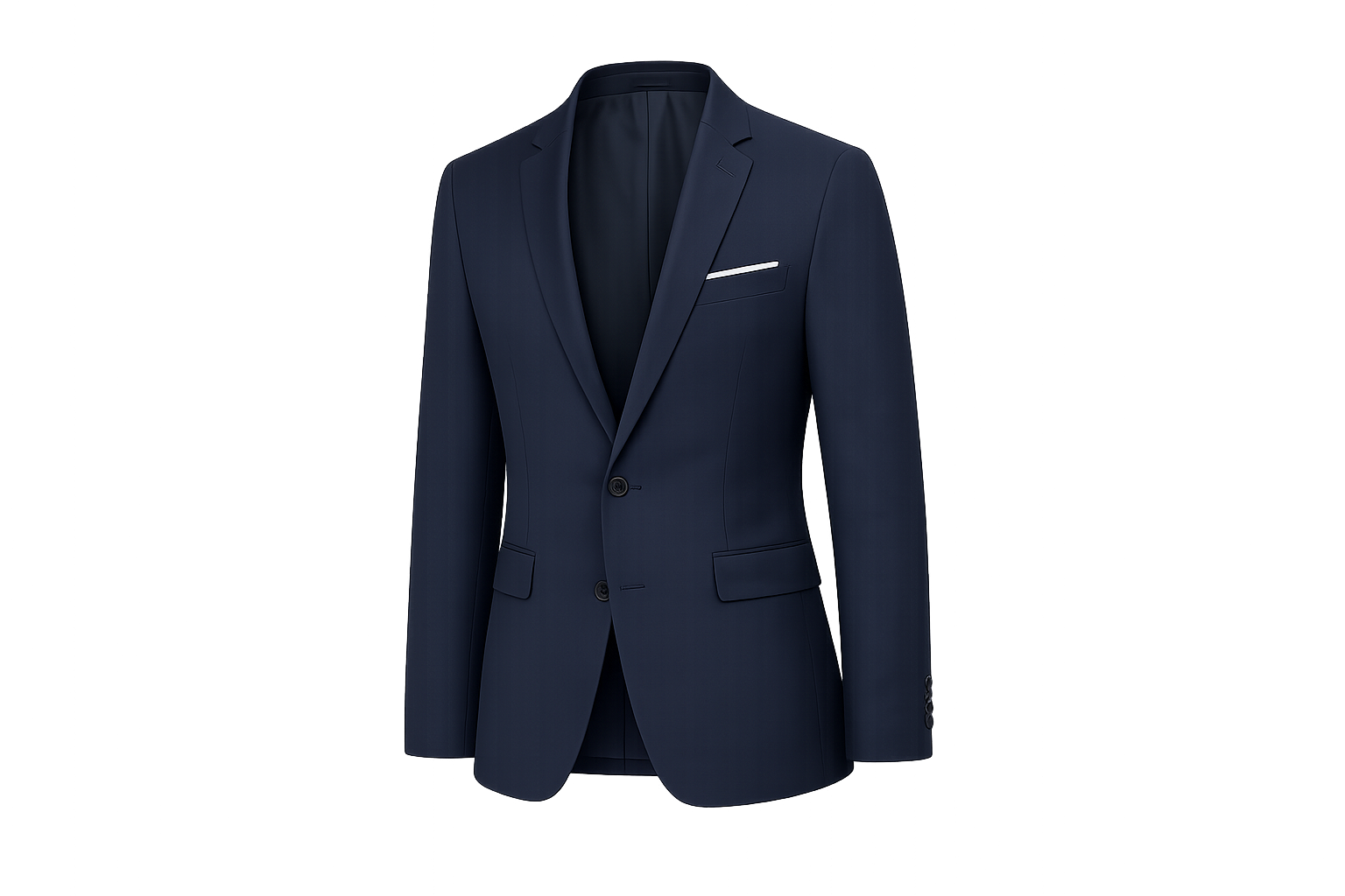 Men’s Premium Navy Blue Formal Blazer - Image 2
