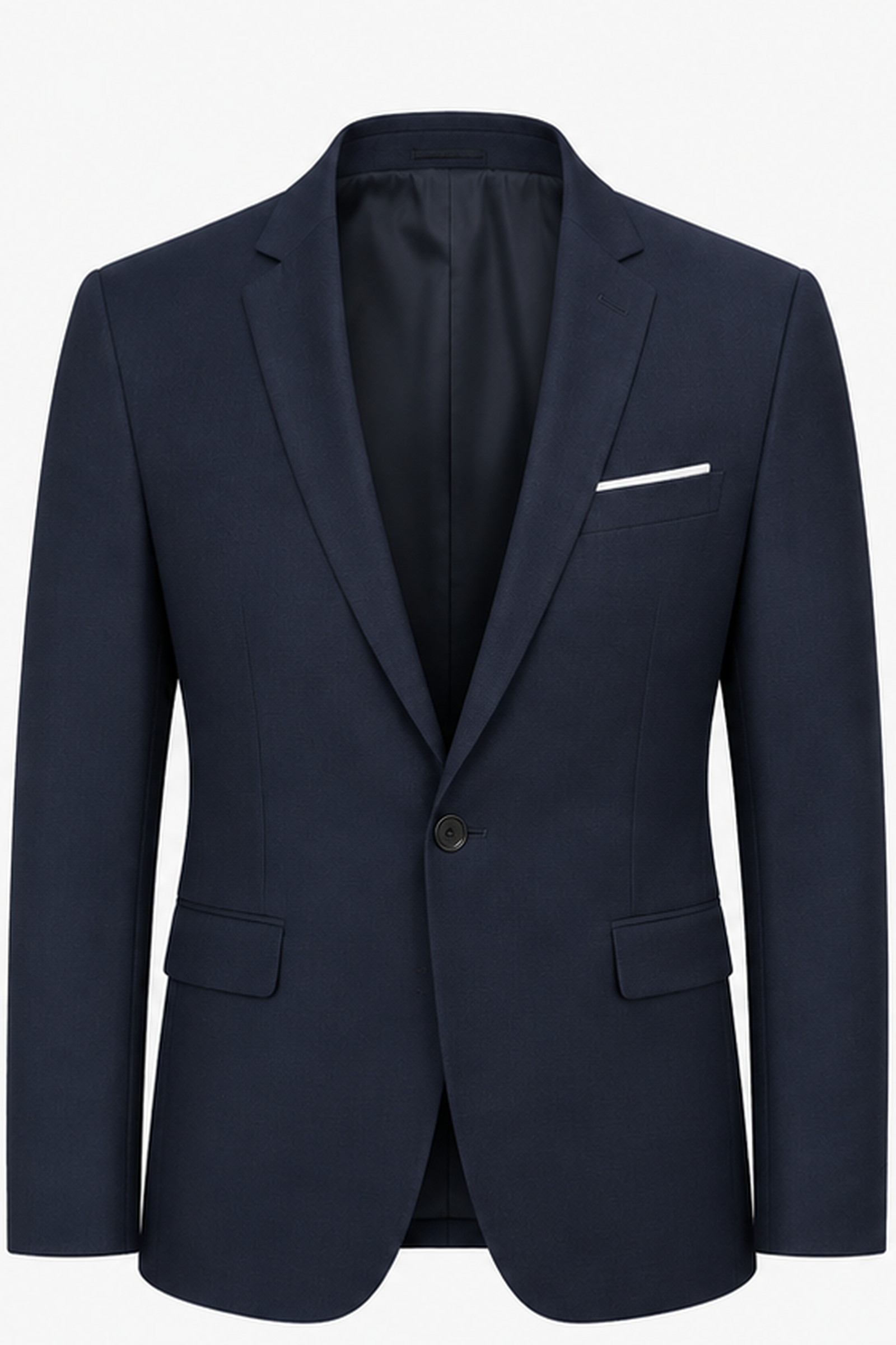 Men’s Premium Navy Blue Formal Blazer - Image 1