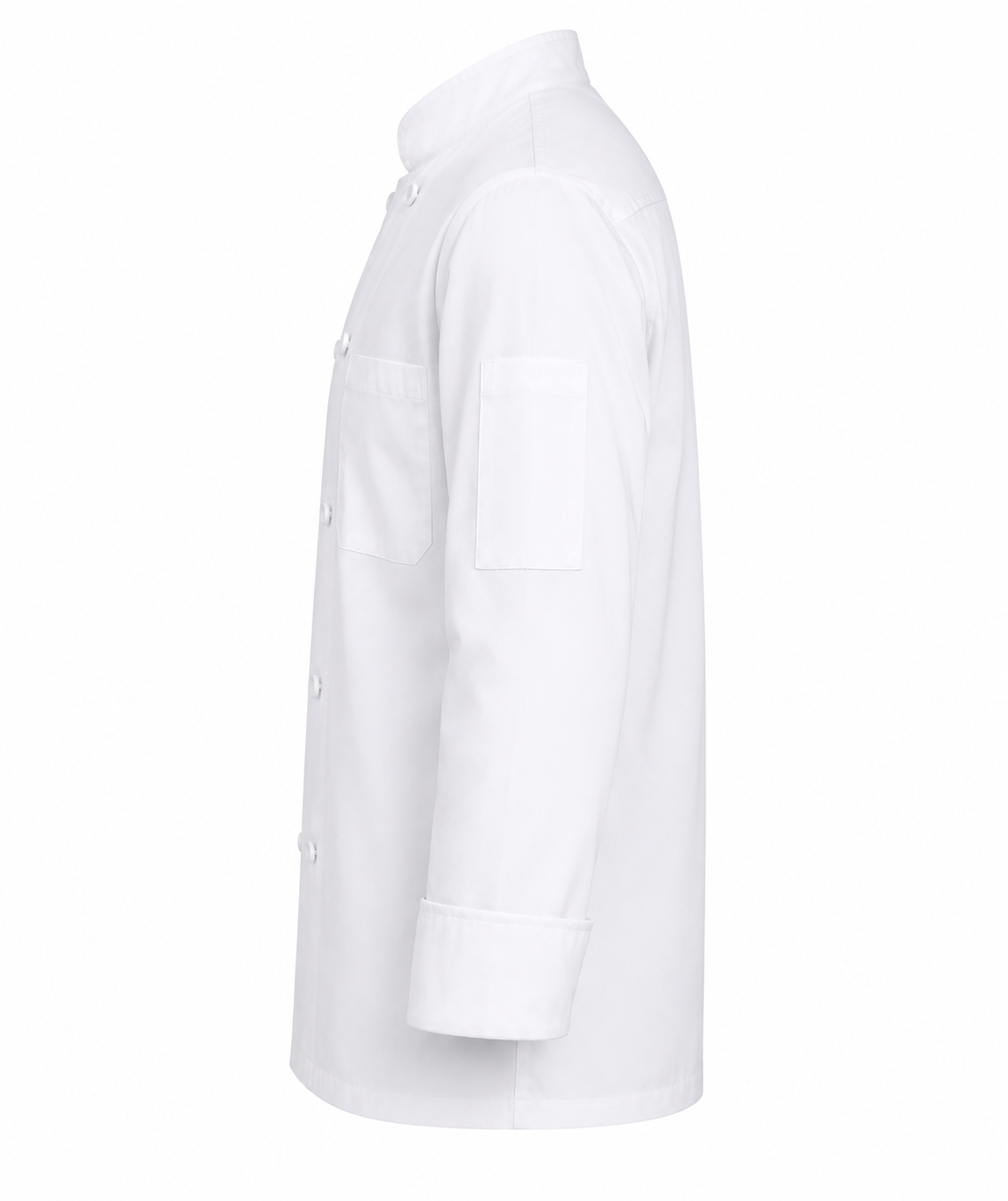 Premium Classic Chef Coat – White - Image 4
