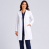 Unisex Professional Healthcare Lab Coat – White - Thumbnail Image 3