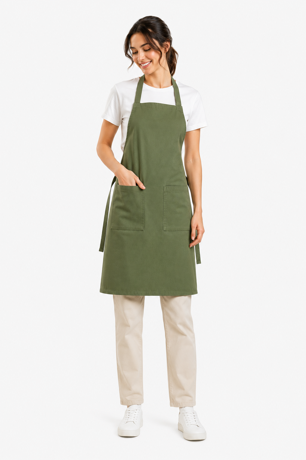 Premium Hospitality Bib Apron with Dual Front Pockets 5 Premium Hospitality Bib Apron with Dual Front Pockets - Image 5