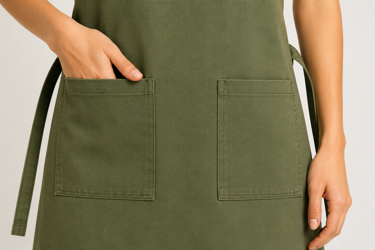 Premium Hospitality Bib Apron with Dual Front Pockets 6 Premium Hospitality Bib Apron with Dual Front Pockets - Image 6