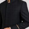 Executive Hotel Staff Uniform Jacket – Black & Gold (Men) - Thumbnail Image 3
