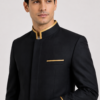 Executive Hotel Staff Uniform Jacket – Black & Gold (Men) - Thumbnail Image 4