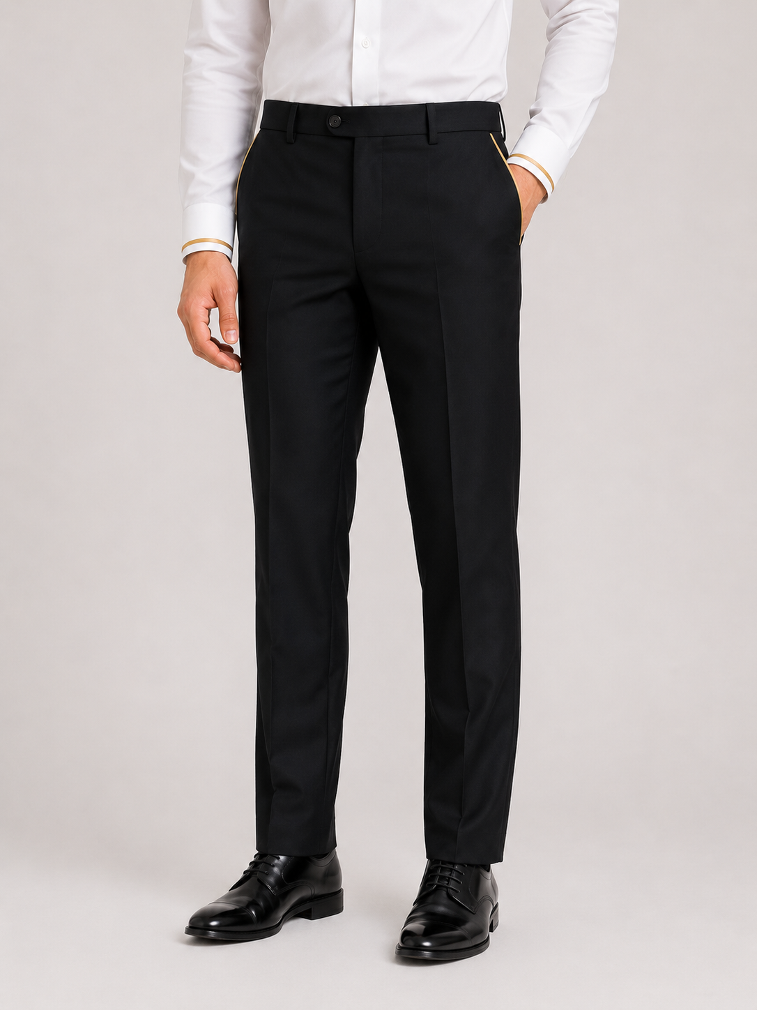 Executive Hotel Uniform Trouser – Men's Formal Hospitality Wear - Image 1